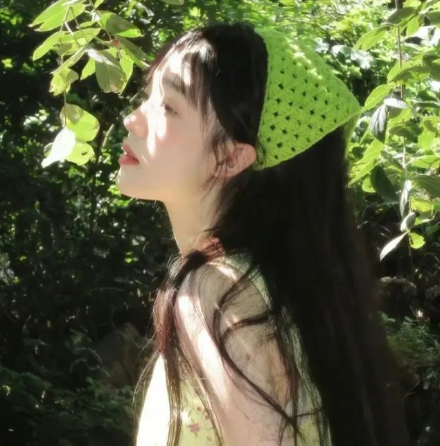 冬天的女子